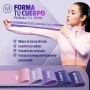 PORTENTUM Gomas Set de 5 Bandas Látex 100% y Bolsa Almacenamiento para Las Cintas elasticas musculacion, Unisex Adulto