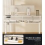 OffiGo Mesa Elevable Escritorio con Cajones, Escritorio Elevable con Soporte para Monitor, 140cm Mesa Gaming con Carga y Luces