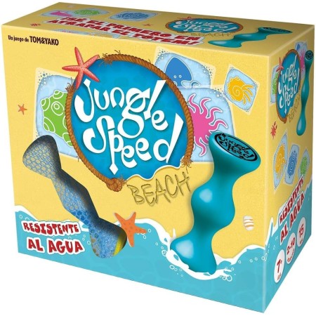 Zygomatic | Jungle Speed Beach | Juego de Mesa Divertido para Adultos y Niños | Juega en la Piscina y Playa | A Partir de 7 Años