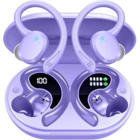 Auriculares Inalámbricos Deportivos, Nueva Auriculares Bluetooth 5.3 con HD Mic, 48H Cascos Inalambricos Bluetooth HiFi Estéreo,