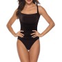 uxxnjfg Bañador Mujer Natacion Traje de Baño Sexy Verano Reductores Barriga Swimsuit Color Sólido Bañador Brasileño Bañadores