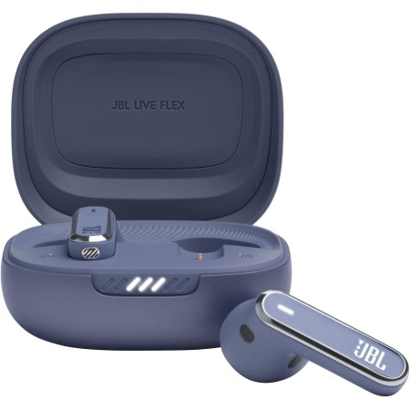 JBL Live Flex, Auriculares In Ear inalámbricos con estuche de carga inteligente, tecnología Bluetooth y de cancelación