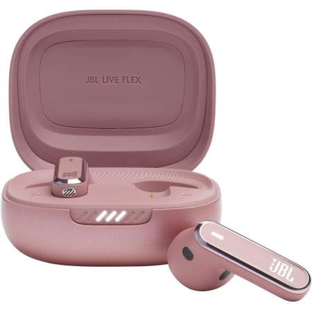 JBL Live Flex, Auriculares In Ear inalámbricos con estuche de carga inteligente, tecnología Bluetooth y de cancelación