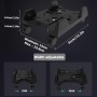 HOMURY Soporte para CPU móvil, soporte para PC para torre de PC, soporte de escritorio con 4 ruedas y base ajustable (negro)