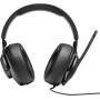 JBL Quantum 200 - Auriculares de Diadema con Cable para Videojuegos, Color Negro