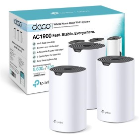 TP-Link Deco S1900 (3-Pack) - Mesh Wi-Fi AC1900, Cobertura de hasta 520 m², se Adapta a Pisos y hogares de Varias Plantas, Modos