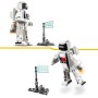 LEGO Creator 3 en 1 Lanzadera Espacial, Figura de Astronauta o Nave de Juguete, Set de Construcción para Niños y Niñas de 6 Años