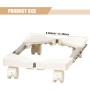Soporte móvil para PC, soporte para CPU de acero, longitud ajustable, ancho de escritorio, torre universal, con 4 ruedas, ruedas