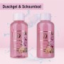Accentra - set de ducha para mujer LAVANDA en una hermosa caja de regalo - set de cuidado y bienestar de 3 piezas con gel,