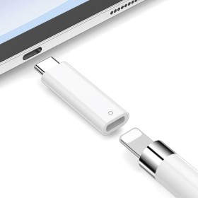 para Apple Adaptador de USB C al Pencil, Compatible con iPad de 10ª generación y iPencil de 1ª generación, Adaptador USB C a