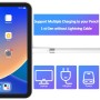 para Apple Adaptador de USB C al Pencil, Compatible con iPad de 10ª generación y iPencil de 1ª generación, Adaptador USB C a