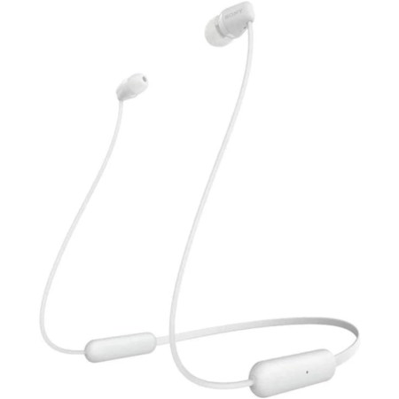 Sony WI-C200 - Auriculares in ear inalámbricos más ligeros y con hasta 15 h de autonomía, negro