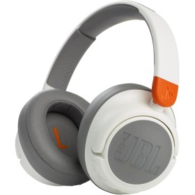 JBL JR 460NC - Auriculares inalámbricos con cancelación de ruido para niños, color blanco