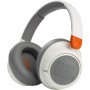 JBL JR 460NC - Auriculares inalámbricos con cancelación de ruido para niños, color blanco