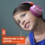 JBL JR 460NC - Auriculares inalámbricos con cancelación de ruido para niños, color blanco