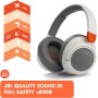JBL JR 460NC - Auriculares inalámbricos con cancelación de ruido para niños, color blanco