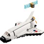 LEGO Creator 3 en 1 Lanzadera Espacial, Figura de Astronauta o Nave de Juguete, Set de Construcción para Niños y Niñas de 6 Años