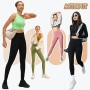 ACTINPUT Leggings Mujer Fitness Pantalones de Yoga Elásticos Push Up Deporte Cintura Alta Mallas Pantalones Deportivos Leggins