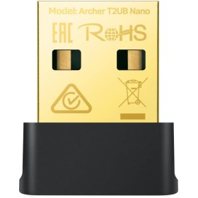 TP-Link Archer T2UB Nano AC600 Wi-Fi Bluetooth 4.2 USB Adaptador (2.4 GHz 200 Mbps, 5 GHz 433 Mbps, Compatible con Win