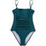 uxxnjfg Bañadores Mujer Natacion Verano 2024 Reductores Barriga Swimsuit Color Sólido Bañadores Brasileño Deportivo Bañador