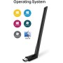 TP-Link Archer T2U Plus - Adaptador wifi usb 5G & 2.4G Hz, Antena Wi-Fi AC 600 Mbps, Doble Banda con Antena Externa y Señal