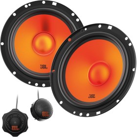JBL Stage1 GEN2 62CF – 6.5 Inch (165mm) 2-Way Component Car Speakers – 80W RMS – 240W Peak – Set of 2 Woofers + 2 Tweeters Audio