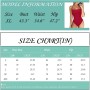 uxxnjfg Bañadores Mujer Natacion Verano 2024 Reductores Barriga Swimsuit Color Sólido Bañadores Brasileño Deportivo Bañador