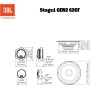 JBL Stage1 GEN2 62CF – 6.5 Inch (165mm) 2-Way Component Car Speakers – 80W RMS – 240W Peak – Set of 2 Woofers + 2 Tweeters Audio