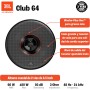 JBL Altavoz Club 64 Gen 3 - Altavoces Coche 16.5 cm de Harman Kardon para una Actualización Superior de Parlantes - 180 W Máx,