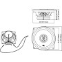 JBL Stage1 51F Juego de Altavoces Coche de 2 vías de Harman Kardon - Echo Auto de 150 Vatios 30 Vatios RMS - Caja Alta fidelidad