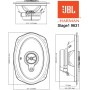 JBL Stage1 9631 Juego de Altavoces Coche de 3 vías di Harman Kardon - Altavoz ovalados 300 vatios - Echo Auto de 15 x 23 cm | 6