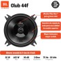 JBL Altavoz Club 44F Gen 3 - Altavoces Coche 10 cm de Harman Kardon para una Actualización Superior de Parlantes - 105W Máx,
