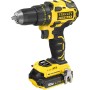 STANLEY FATMAX Taladro Percutor Sin Cable V20 (18V), Motor Sin Escobillas, 80Nm, 2 Baterías 2Ah, Cargador, Maletín, Portabrocas
