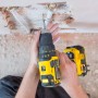 STANLEY FATMAX Taladro Percutor Sin Cable V20 (18V), Motor Sin Escobillas, 80Nm, 2 Baterías 2Ah, Cargador, Maletín, Portabrocas