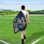 Diompirux Grande Bolsa de Pelota de Malla con Cordón y Correa Hombro, Nailon Bolsa de Fútbol de Malla Impermeable, para 10-12