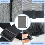 Diompirux Grande Bolsa de Pelota de Malla con Cordón y Correa Hombro, Nailon Bolsa de Fútbol de Malla Impermeable, para 10-12