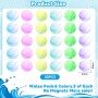 MOYKSRR Globos de Agua Reutilizables, 30 Piezas Globos de Agua Reutilizables Silicona, Bombas de Agua, Globos de Agua colores