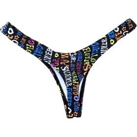 uxxnjfg Bikini Tanga Mujer Micro Mini Bikini 2024 Reductores Braguita Estampado Floral Deportivo Brasileño Bañador Playa Arena