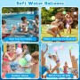MOYKSRR Globos de Agua Reutilizables, 30 Piezas Globos de Agua Reutilizables Silicona, Bombas de Agua, Globos de Agua colores