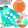 Captura Bolas Raqueta Set, Juego de Bola y Lanzamiento Playa Agua Jardin Exterior Interior Piscina Terraza, 4 Palas y 4 Bolas