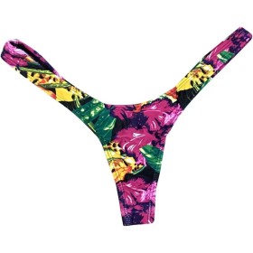 uxxnjfg Bikini Tanga Mujer Micro Mini Bikini 2024 Reductores Braguita Estampado Floral Deportivo Brasileño Bañador Playa Arena