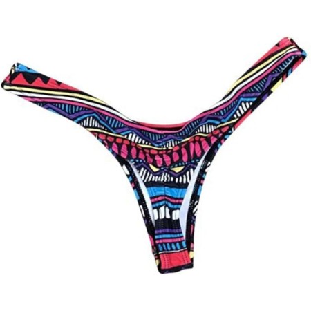 uxxnjfg Bikini Tanga Mujer Micro Mini Bikini 2024 Reductores Braguita Estampado Floral Deportivo Brasileño Bañador Playa Arena