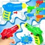 SaiXuan Pistolas de Agua 10pcs – Mini Pistolas de Agua Coloridas para Niños a Partir de 3 Años – Juguete Veraniego para Juegos
