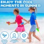 SaiXuan Pistolas de Agua 10pcs – Mini Pistolas de Agua Coloridas para Niños a Partir de 3 Años – Juguete Veraniego para Juegos