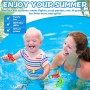 SaiXuan Pistolas de Agua 10pcs – Mini Pistolas de Agua Coloridas para Niños a Partir de 3 Años – Juguete Veraniego para Juegos