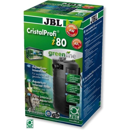 JBL CristalProfi i60 greenline - Filtro interno con consumo reducido de energía para acuarios de 40 a 80 l