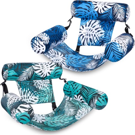 SLOOSH Flotadores Inflables para Adultos, 2 Paquetes de Sillas Flotantes, Flotadores Inflables para Adultos, Silla Flotante para