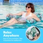 SLOOSH Flotadores Inflables para Adultos, 2 Paquetes de Sillas Flotantes, Flotadores Inflables para Adultos, Silla Flotante para