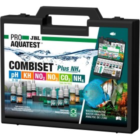 JBL ProAquaTest Combi Set Plus NH4 - Maletín de Prueba de Agua con 6 Pruebas y Accesorios, para acuarios de Agua Dulce,