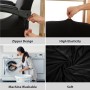 Dioxide Funda para Silla de Oficina, Fundas Silla Oficina Desmontable Elástica Cremallera Lavable Universal para Sillas de
